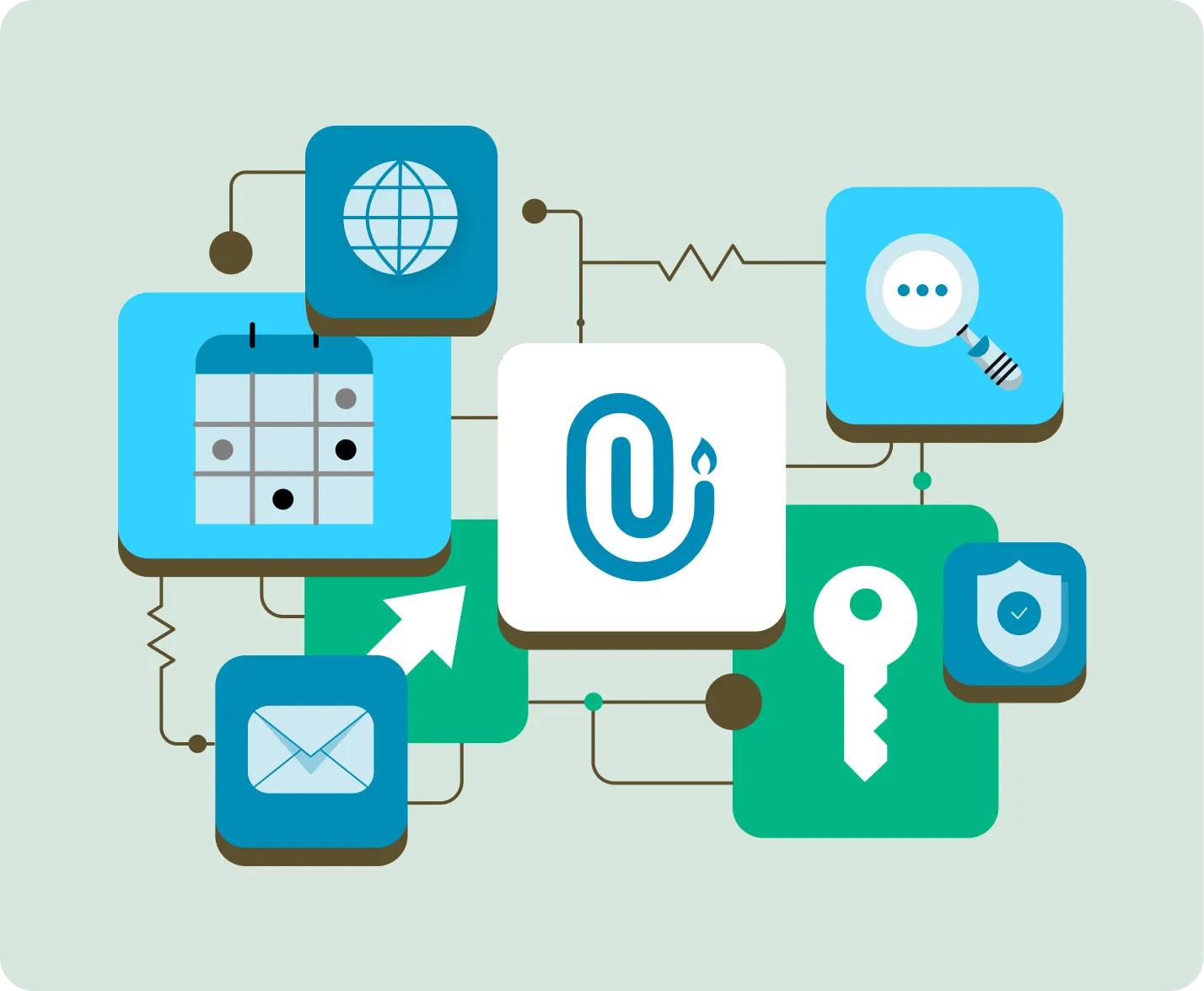 Illustration of the ChurchDesk add-on tools